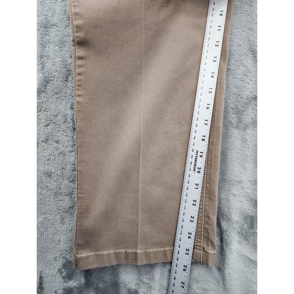 Catherines Sateen Stretch High Rise Straight Leg Jeans Size 24WP Tan Stretch - Picture 10 of 12
